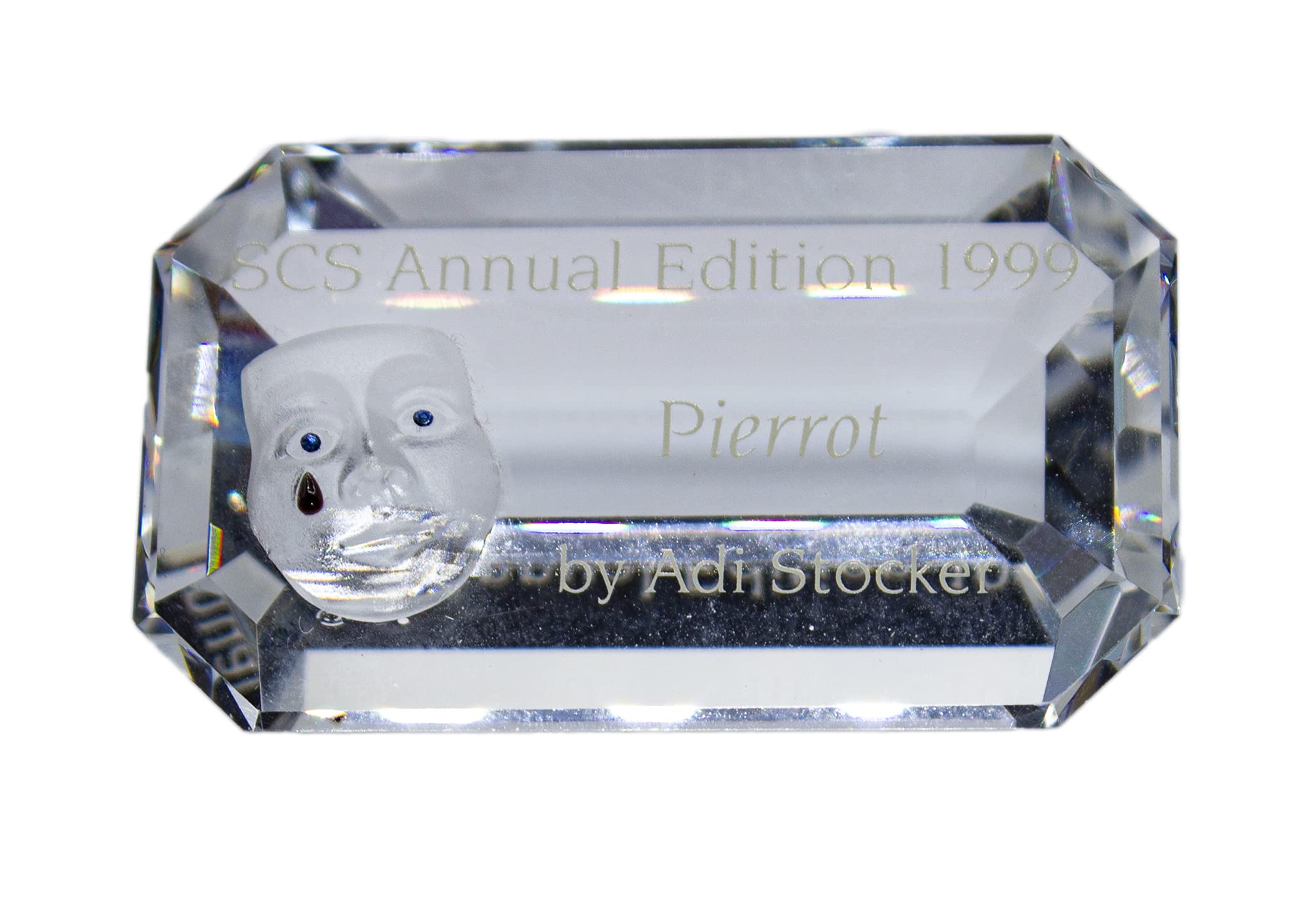 SWAROVSKI スワロフスキー　クリスタル　ピエロ　1999年限定 Swarovski Crystal 1999 SCS Ltd. Edition Masquerade Pierrot